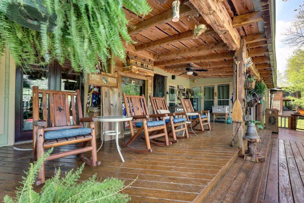 Flag Hole Riverfront Cabin Near Local Attractions!